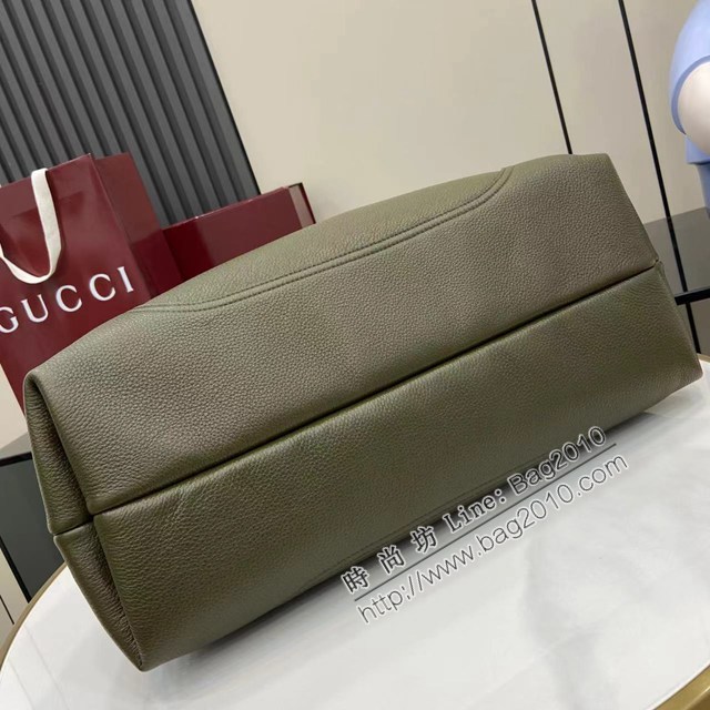 Gucci專櫃古馳最新款Softbit系列肩背包超大半馬銜扣休閒女包 jh2859型號：837466